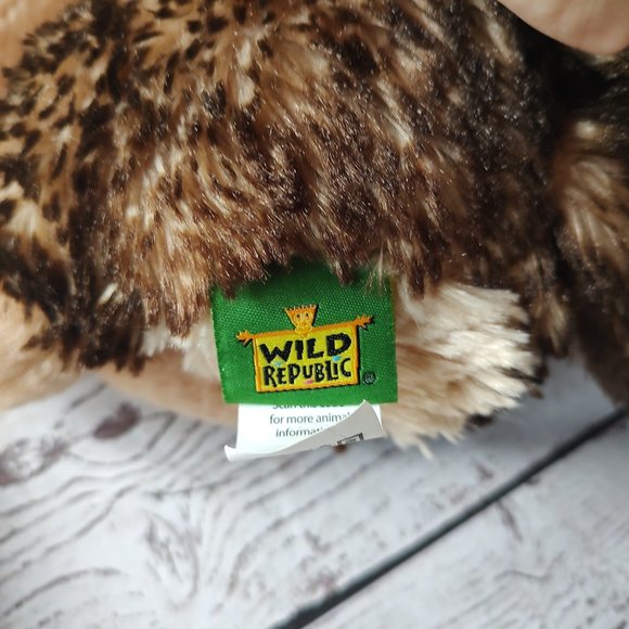 Wild Republic realistic brown Coyote Dog Wolf 12" Plush Stuffed Animal - Picture 5 of 8